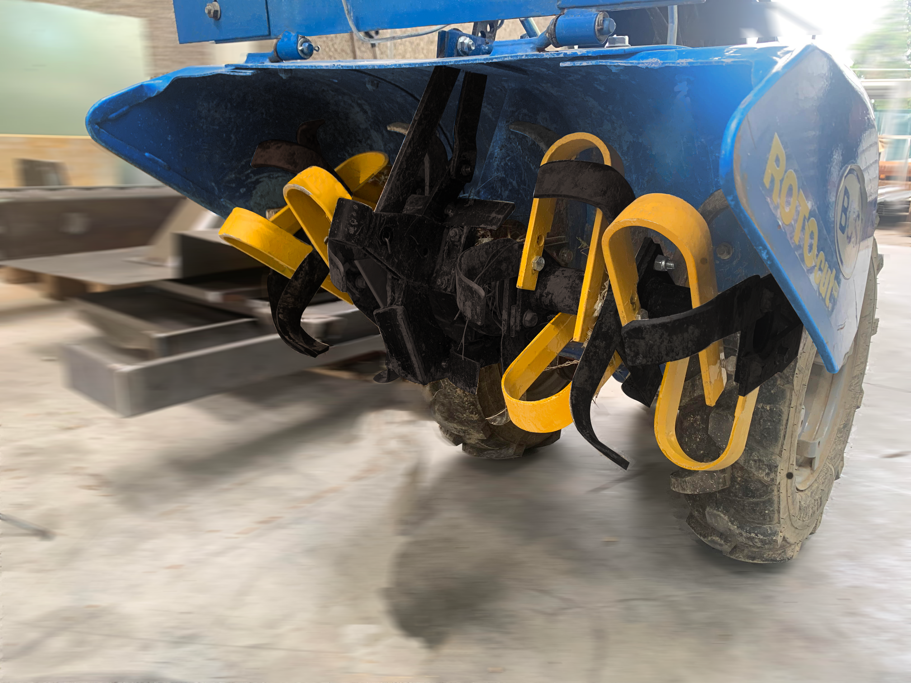 KIT MOTOCOLTIVATORE CON ZAPPETTE FORO 8MM