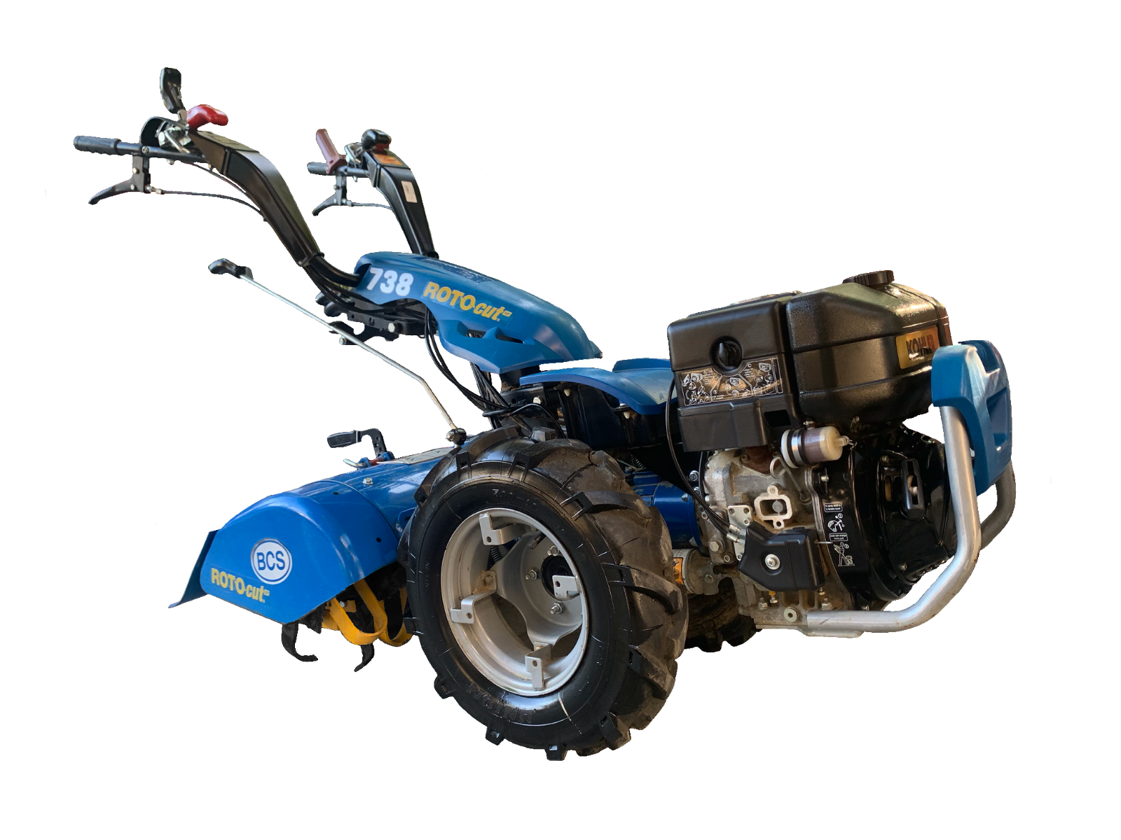 KIT MOTOCOLTIVATORE CON ZAPPETTE FORO 10MM