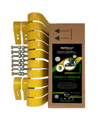 KIT MOTOCOLTIVATORE CON ZAPPETTE FORO 10MM