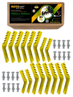 KIT ROTOCUT ULTRA PER MOTOZAPPA CON ZAPPETTE FORO 10mm