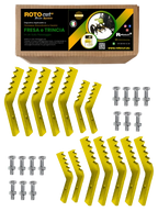 KIT ROTOCUT ULTRA PER MOTOCOLTIVATORE  CON ZAPPETTE FORO 10mm