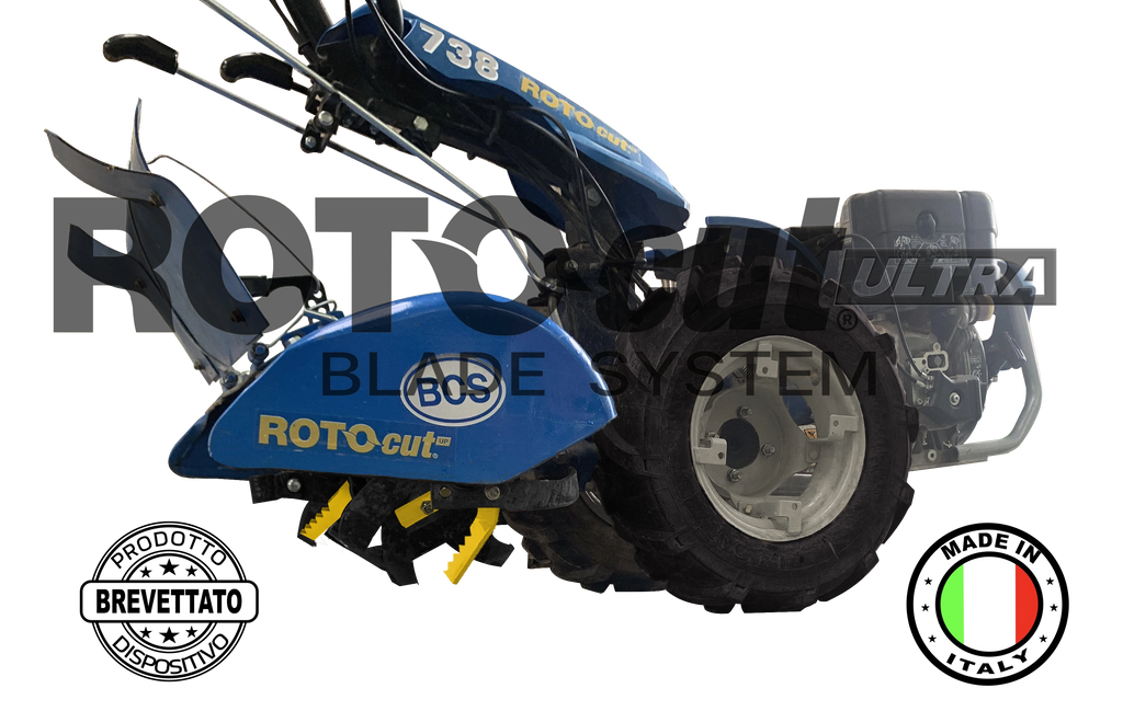 KIT ROTOCUT ULTRA PER MOTOCOLTIVATORE  CON ZAPPETTE FORO 10mm