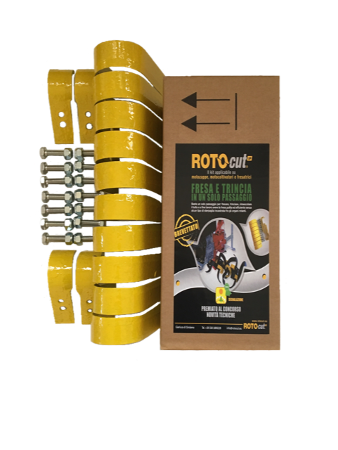 KIT MOTOZAPPA CON ZAPPETTE FORO 10MM